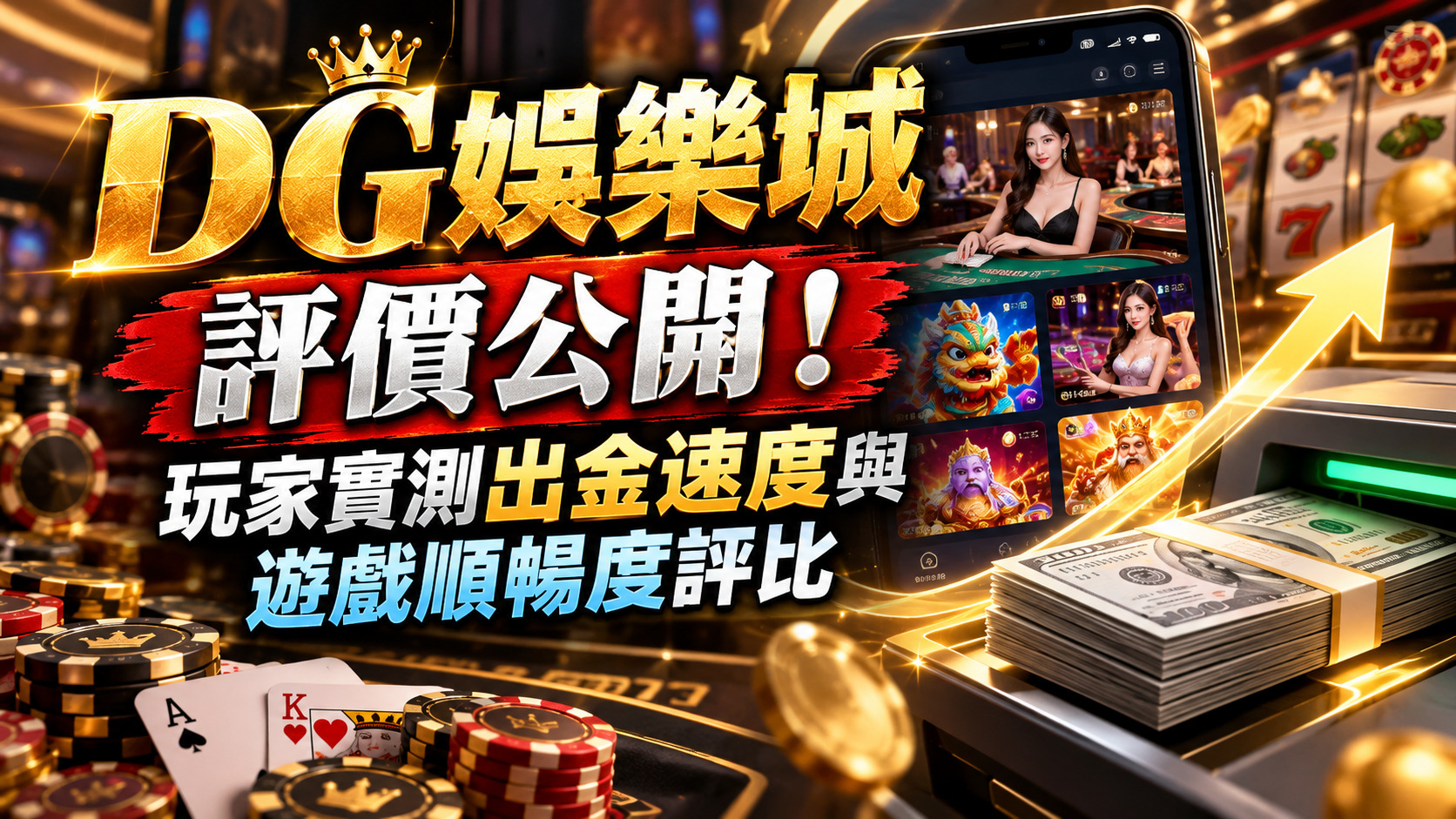 DG娛樂城評價公開！玩家實測出金速度與遊戲順暢度評比